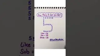 How many 5 can u see?🤔💀#shorts#youtubeshorts#shortsfeed#edit#viral