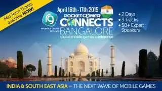 Reliance Games объявляет о проведении Pocket Gamer Connects в Бангалоре 16 и 17 апреля 2015 г.