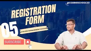 Registration form || frontant coding || insert data into database