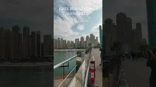 Bluewater Island Dubai | Bluewaters Pedestrian Bridge | Day time Walking tour
