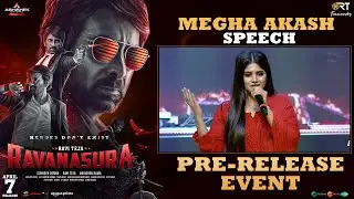 Megha Akash Speech | Ravanasura Pre-Release Event | Ravi Teja | Sushanth | Sudheer Varma | Abhishek