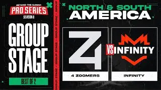 4 Zoomers vs Infinity Game 1 - BTS Pro Series 8 AM: Group Stage w/ rkryptic & neph