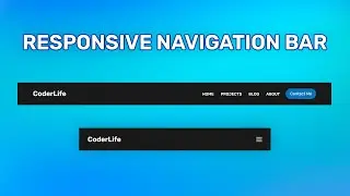 How To Create Responsive Navigation Bar Using HTML CSS & JS