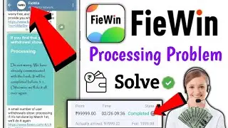 Fiewin 1 March Processing Problem || Fiewin Withdrawal Problem Solve || Fiewin Agent