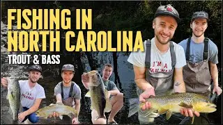 Fishing French Broad Trout & Lake Toxaway Bass