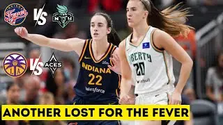Indiana Falls Again | Aces Scrappy Win | Fever vs Liberty & Sparks vs Aces | May 18th Games Recap