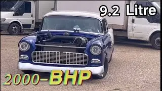 Chevrolet Belair Sports Coupe 565ci = 9,2 литра. Полный обзор! #chevy #belair #sports #coupe