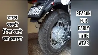 Bike tyre maintenance & alignment #shorts
