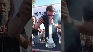 World record bong hit