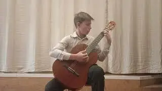 Барсуков Станислав, 13 лет гитара, старшая группа, региональный конкурс Контрасты