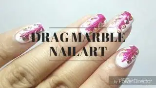 Drag Marble Nailart | JncNailart