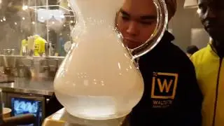 Dry Ice at Walter's Coffee Roastery Dubai Mall 06.01.2017