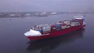 Navi Baltic leaving Port of Southampton for St. Petersburg