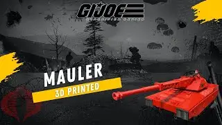 3D-печатная модель танка G.I. Joe Classified Cobra Crimson Guard (Mauler)