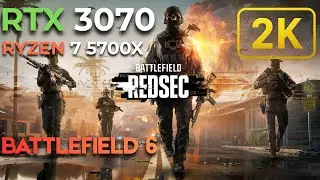 RTX 3070 + Ryzen 7 5700x | Battlefield 6 Redsec Benchmark | 1440p DLSS