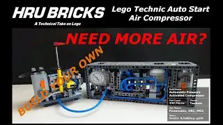 LEGO Technic Auto Start Air Compressor Build Your Own