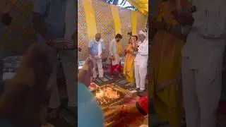 Pranprathistha and hawan in temple 🪔🪷 #pooja #ytshorts #fypシ゚Check out full vlog @LifeofParnaj