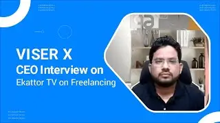 VISER X CEO Faisal Mustafa Sharing His Opinion Regarding Freelancing at Orthojog of Ekattor TV
