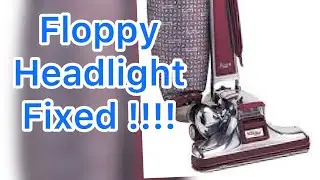 KIRBY VACUUM:  Vintage Kirby Headlight Keeps Flopping Down / Why Won't Kirby Light Stay Up