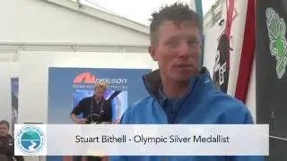 The Green Blue  with Silver Olympic Medallist Stuart Bithel British Sailing Team