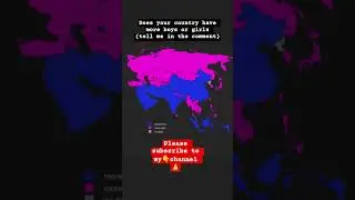 does your country have more girls or boys asia edition #asia #fnaf #springtrap #facts #sunrisefnaf