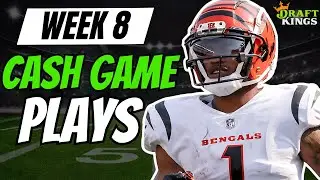 NFL Week 8 DraftKings Top Cash Game Plays | NFL DFS Picks