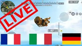 LIVE🔴ROS MOBILE - DISCORD TOURNAMENT FRANCE vs ITALY vs GERMANY w/iFerg COMMENTATING