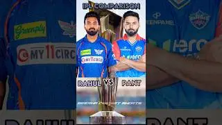 Kl Rahul vs Rishabh Pant Ipl Stats Comparison #cricket #ipl #klrahul #rishabhpant