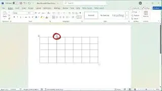 How to quickly add row and column in word table