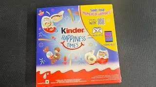 🍫Kinder Happiness Times ASMR | Chocolate Unboxing Sounds