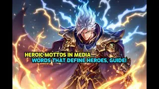 Heroic Mottos in Anime & Superhero Media... WORDS THAT DEFINE HEROES, Guide!