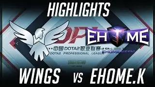 Wings vs EHOME.KEEN DPL 2017 Highlights Dota 2 by Time 2 Dota #dota2