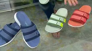 Ryka Adjustable Slide Sandals with Re-Zorb - Tribute on QVC