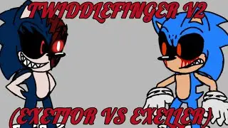 TWIDDLEFINGER V2 (Exetior Vs Exeller) (Christmas special)|Friday Night Funkin Music