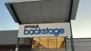Macy*s Backstage Closed at Essex Green Shopping Center in West Orange, New Jersey