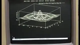GNUPLOT on VT-330 ReGIS