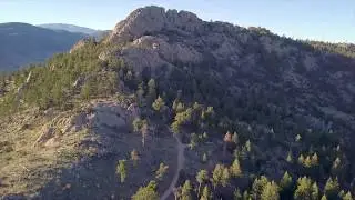 Horsetooth Rock Fort Collins Colorado 4k Drone Video