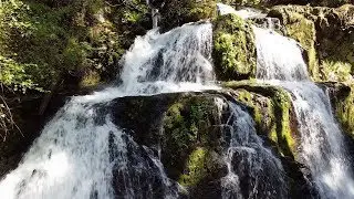 Steelhead Falls, Mission, BC, Canada with directions by RSamson. Aerial Drone Mavic Mini