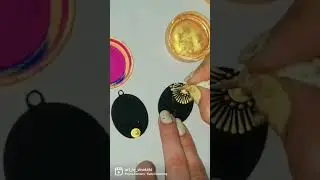 Easy mandala jewelry making....  #jewellery #shorts #mandalaart #art #artist #trending #dotart #love