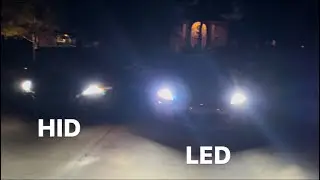 Lasfit LED Bulbs Compared To HID. For My 370Z