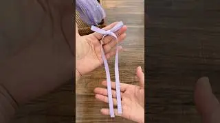 How to Make a Skinny Long Ribbon Bow | Easy DIY Hair Bow Tutorial for Beginners