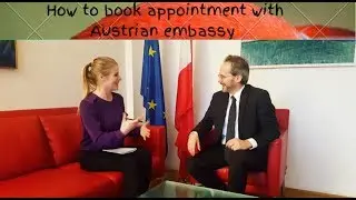 How to Book An appointment with austrian embassy For Job seeker Visa