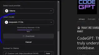 Как установить DeepSeek в VS Code за 30 секунд #ai #coding