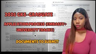 2026 GKS-G Application Process (Embassy & University Tracks) + Documents to Submit