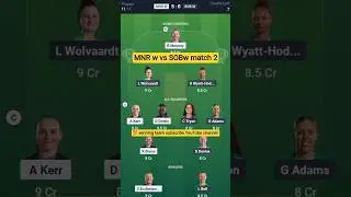MNR-W vs SOB-W DREAM11 Prediction || Manchester Original vs Southern Brave 2ND T100 Match#dream11🏏💯