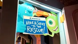 Disneyland Monsters Inc Ride; Full Ride Queue Details!