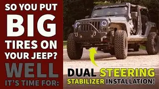 RC Dual Steering Stabilizer Install // Jeep Wrangler 2007-2018