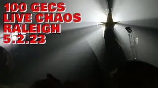 100 Gecs LIVE CHAOS In Raleigh 5.2.23 Glitchy Full Set MAYHEM!! @100gecs