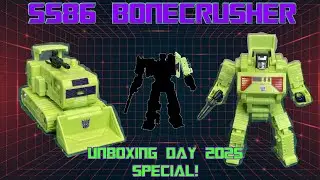 An (Unevenly) Painted Green Brick! Unboxing Day 2025: SS86 Constructicon Bonecrusher