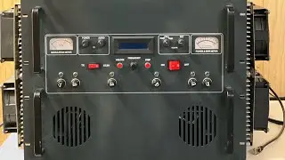 AM broadcast transmitter 600watt medium wave test